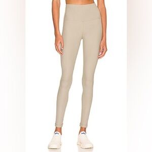 Tan+Lines Ribbed High Rise Temescal Cyn Leggings in Sage
